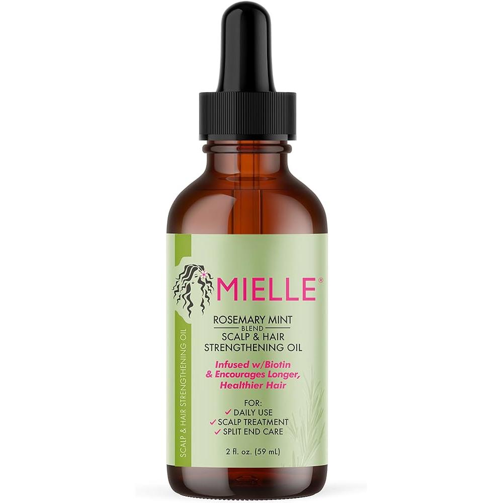 MIELLE Rosemary Mint Scalp & Hair Strengthening Oil Regular 2oz